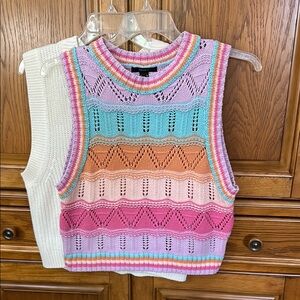 Colorful Knit Tank Top